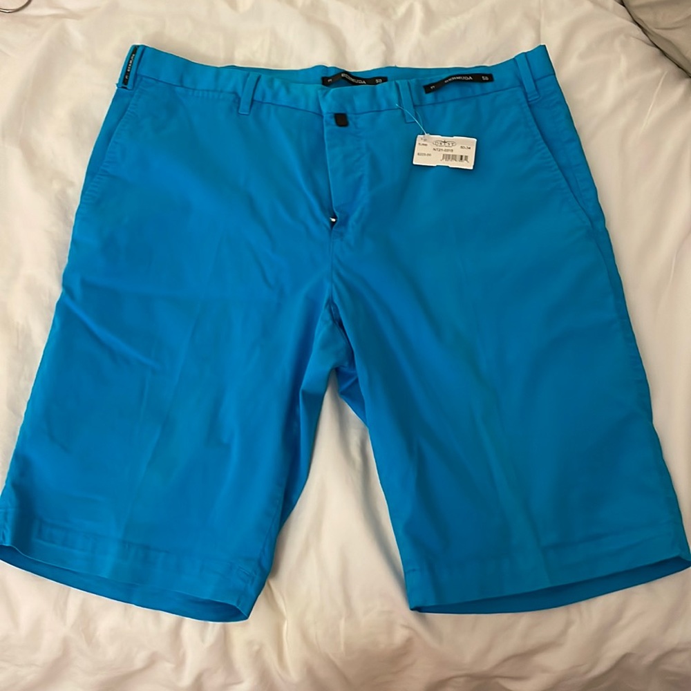 Bright blue shorts size: 34 brand: Bermuda